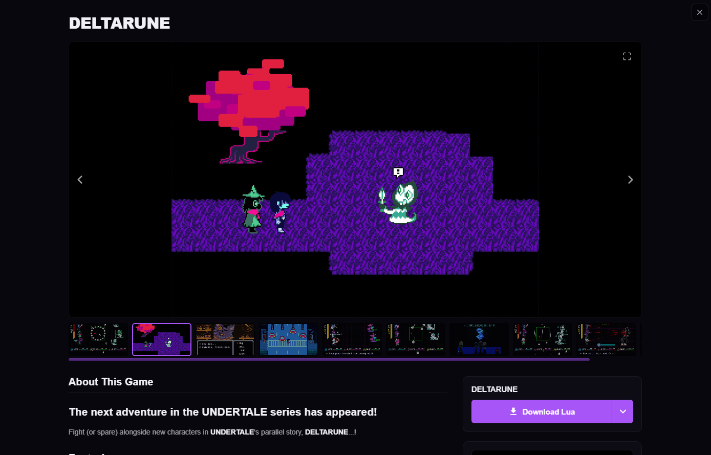 Store-quality game pages